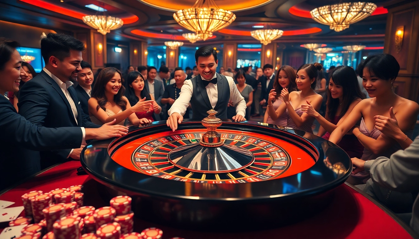 Experience the thrill at Nhà cái BL555, with vibrant casino games and excitement in the air.